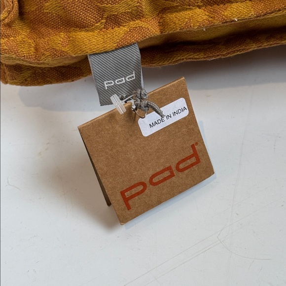 PAD Home Design Concept Gaida Mustard Colored Pillow 15”x15” - Picture 5 of 11